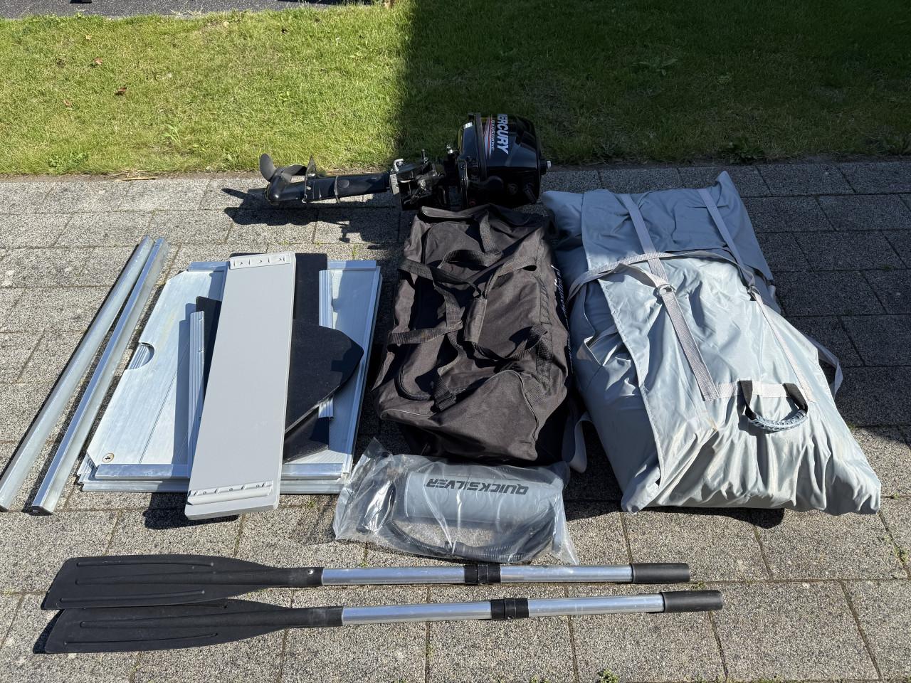 Quicksilver Sport 300 met Mercury 6PK buitenboormotor en veel extra's