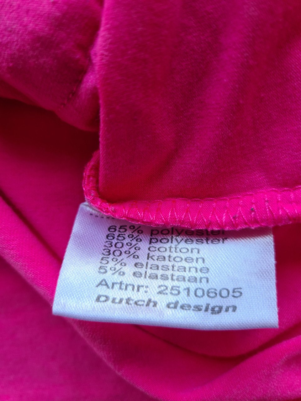 Fuchsia roze truitje met honden tasje van Persival  Mt 128-134