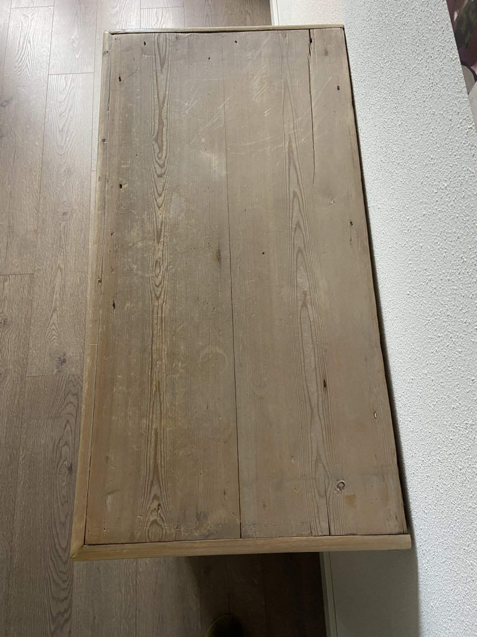 Geloogd grenen ladekast (dressoir/kleding)