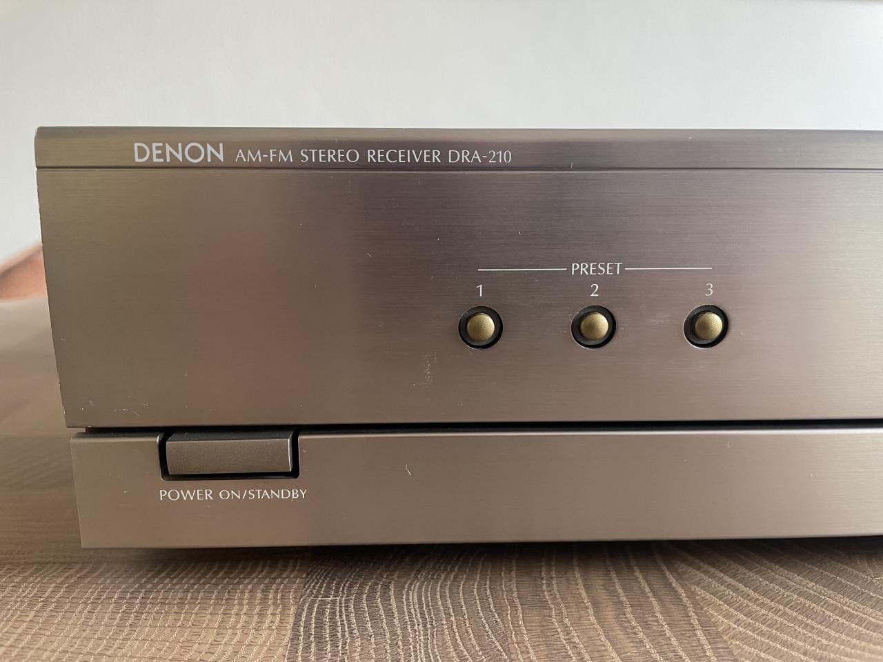 Denon DRA-210 Receiver + afstandbed RC-130 + hobby projecten DR210/DCD210