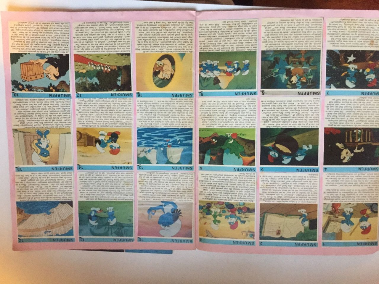 De Smurfen Avro/Televizier plaatjesboek 1982/1983 album kado