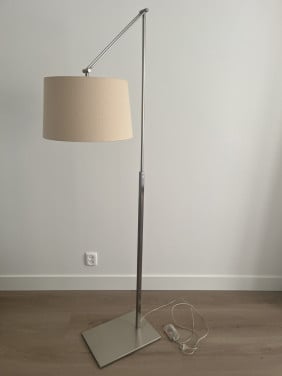 Staande lamp in RVS