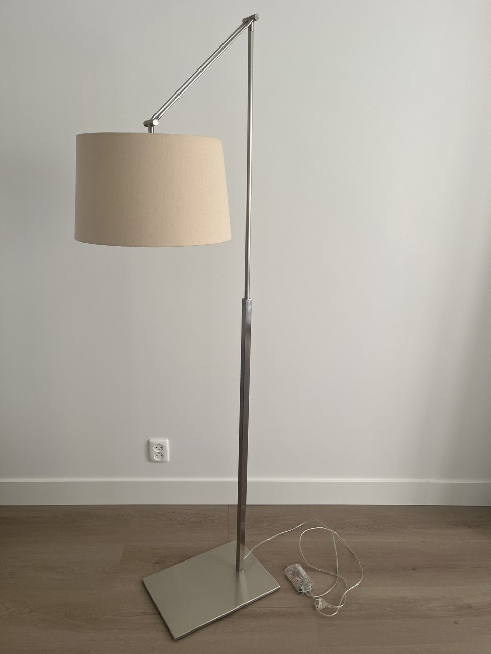 Staande lamp in RVS