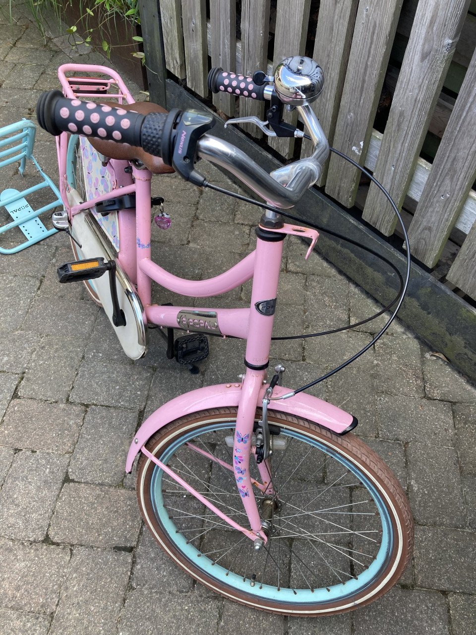 Meisjes fiets 22” Popal transportfiets