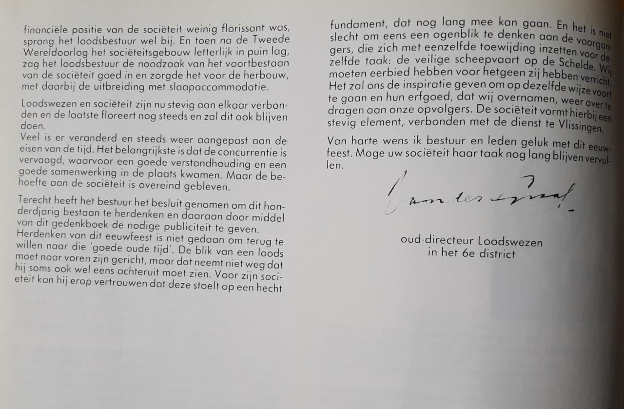 Een eeuw loodsen op en om de Schelde, door Rinus van Es