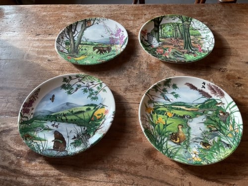 Decoratieve Wedgwood borden