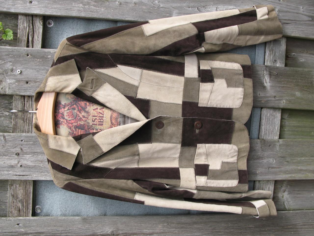Suede jasje Mt.38/40