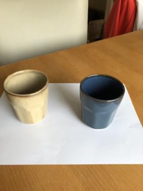 Te koop mooie keramiek mokjes.(nieuw).