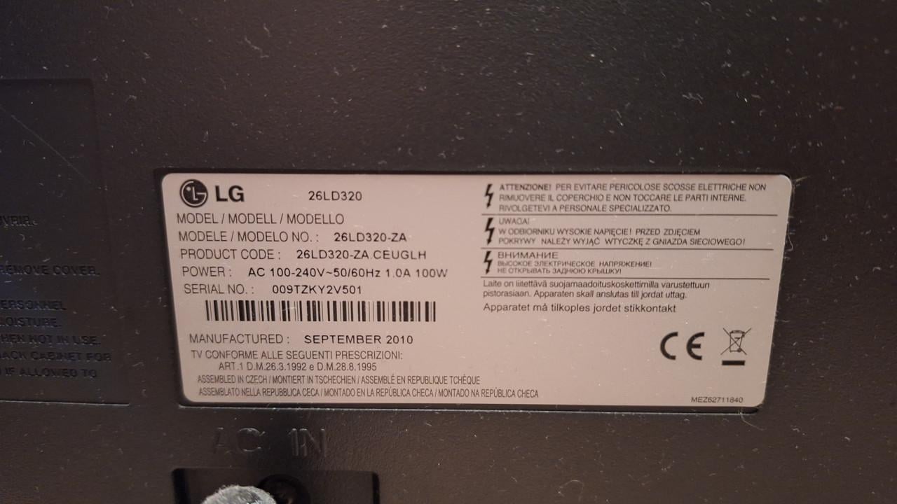 LG televisie