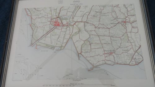 Topografische kaart Zierikzee en omgeving. Situatie ± 1912 - Herdruk 2004.