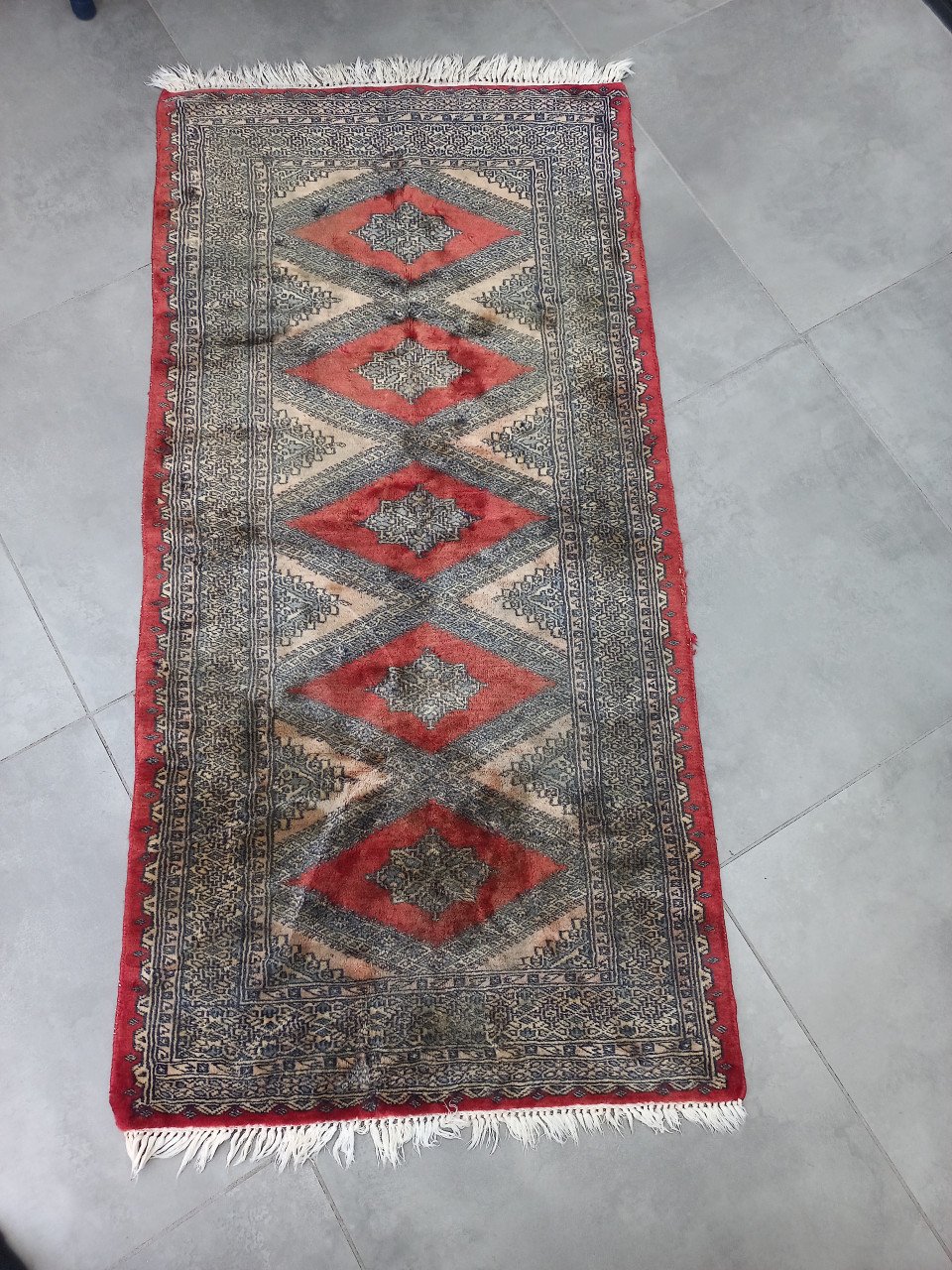 Vintage Perzische tapijt uit begin 19e Eeuw