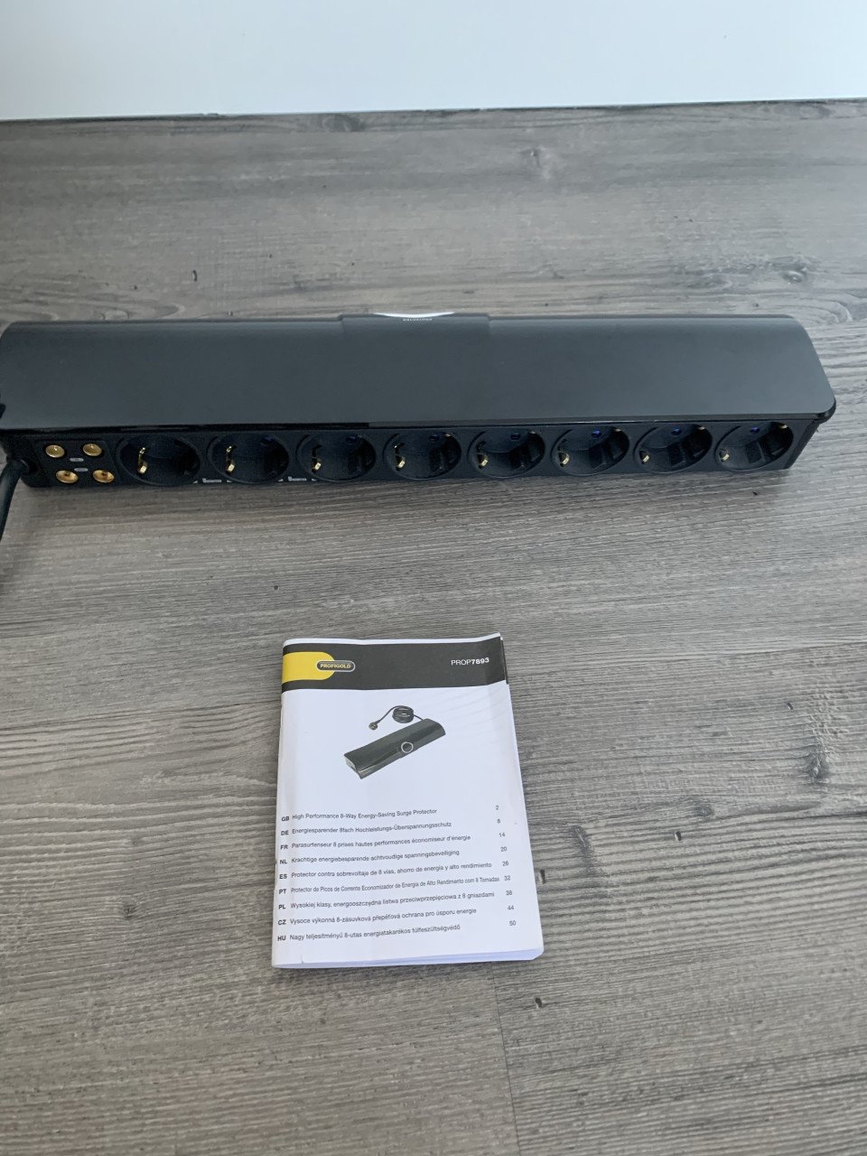 Energiebesparende Profigold contactdoos stroom beveiliging