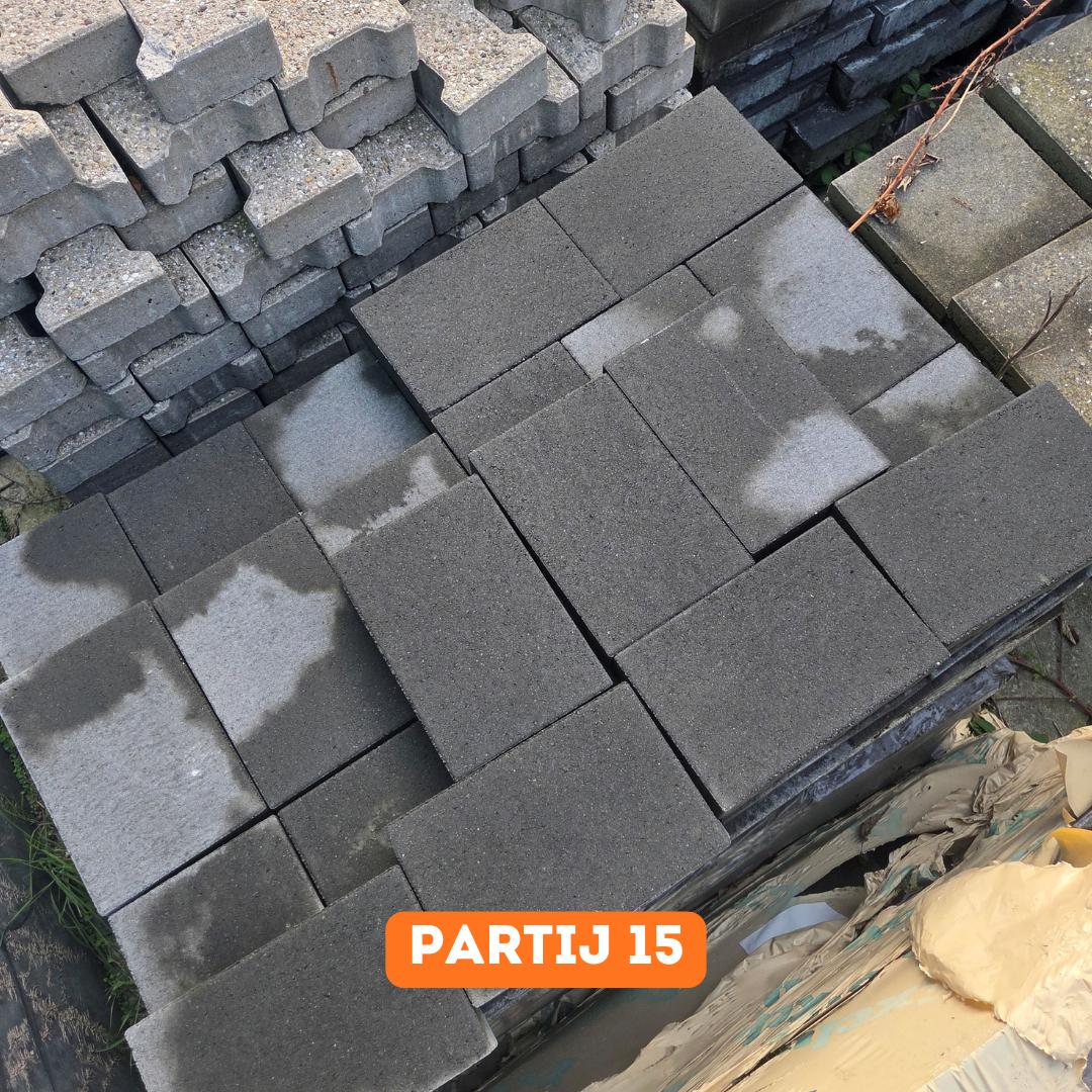 Restpartijen sierbestrating – diverse soorten vanaf €15