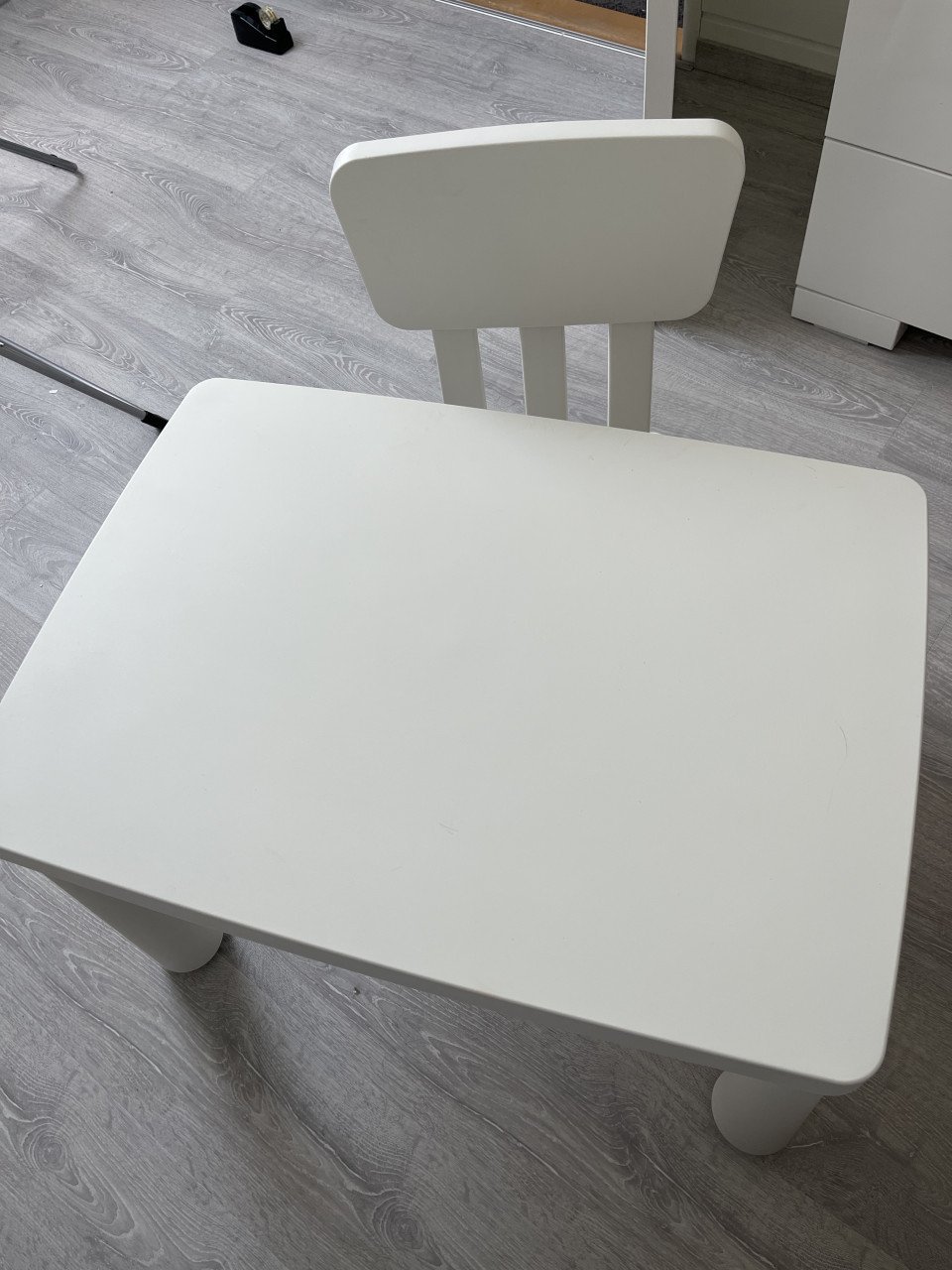 Tafel met stoeltje