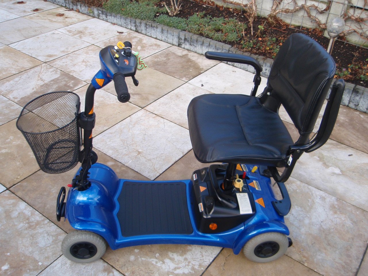 Opvouwbare Sterling 4wiel scootmobiel met afneembaar accupakket