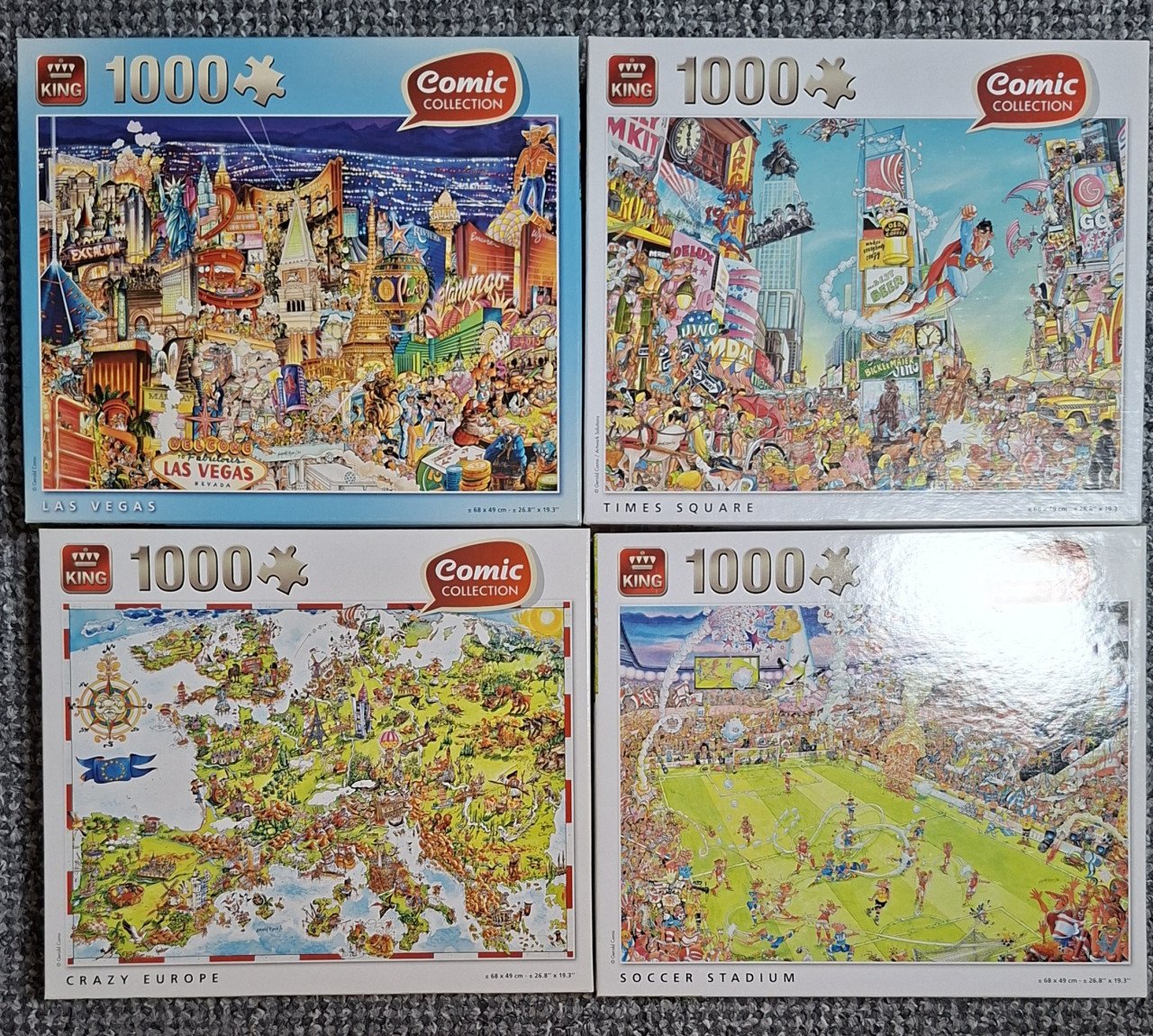 King puzzels 1000 stukjes