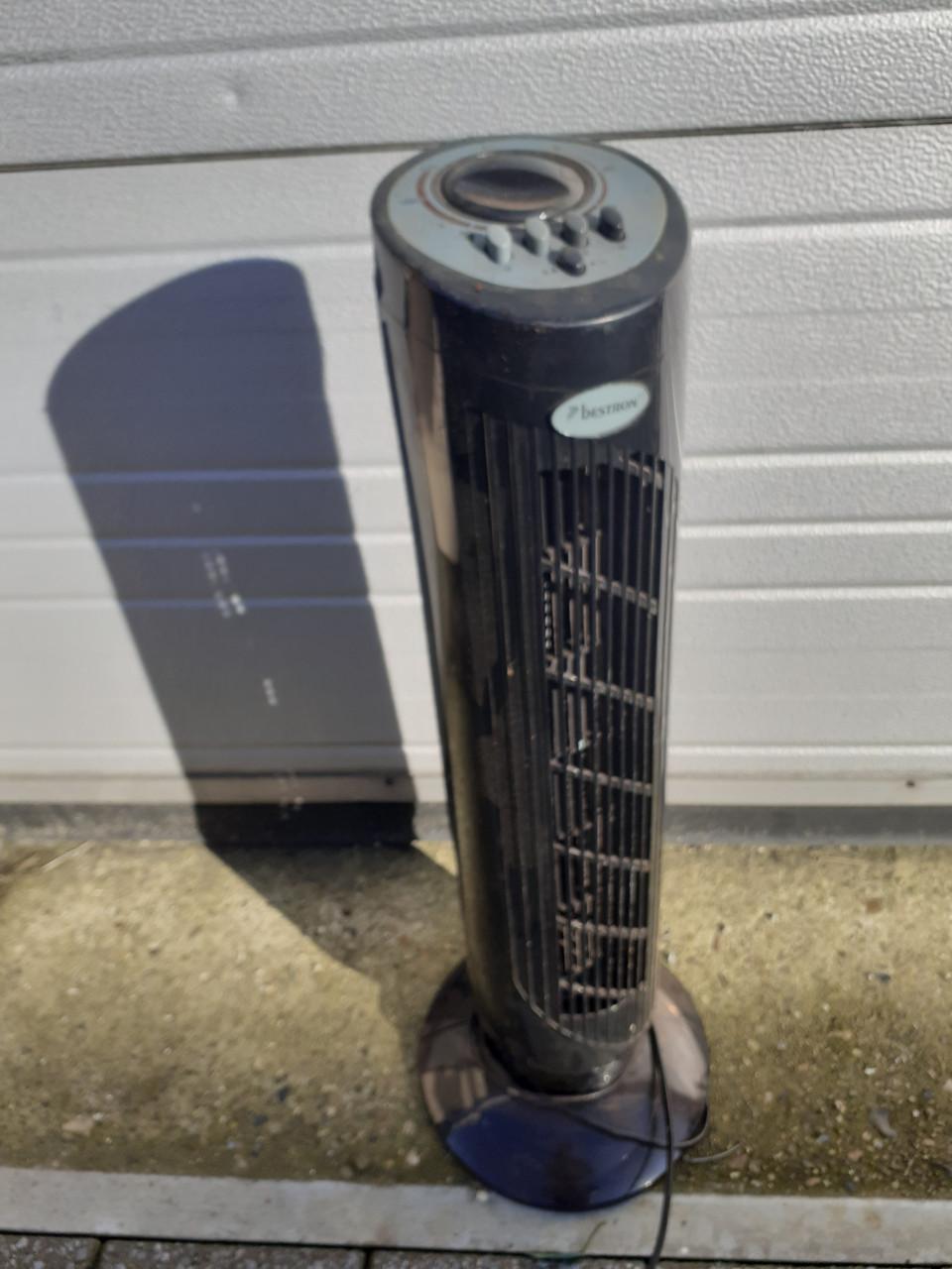 5 x VENTILATOR - Vintage verchroomd! & Rechte & Vierkante Ventilator