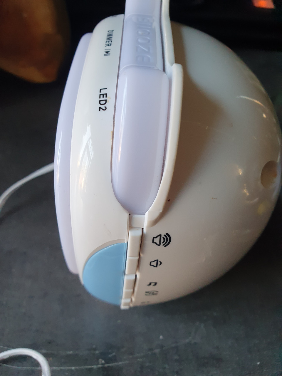 Zgan itoma addo kinder/slaapwekker met kleurrijke LED-verlichting....