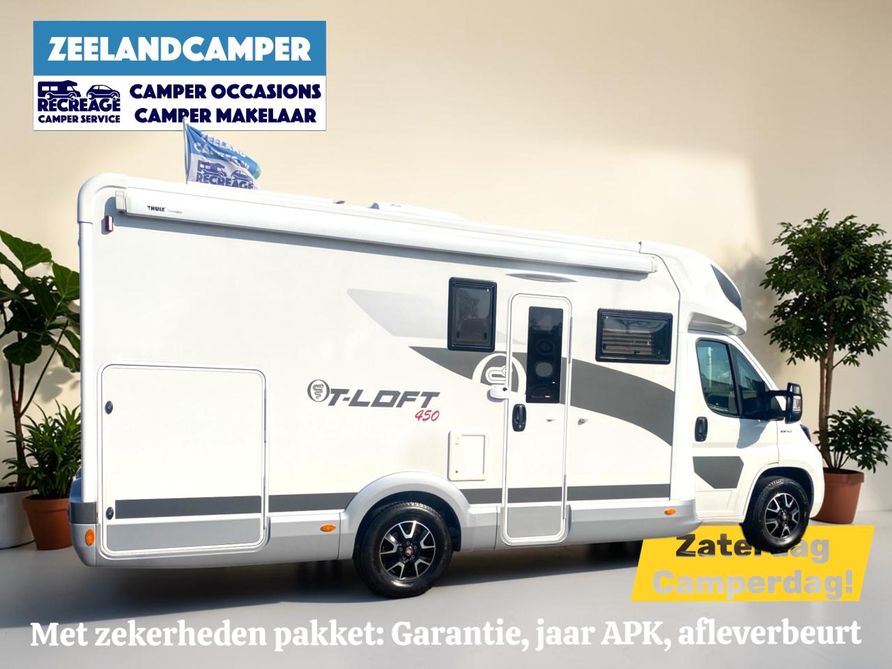 Elnagh T-Loft 450 | 2021 | 30.400km | 5 zit | Hefbed | Airco