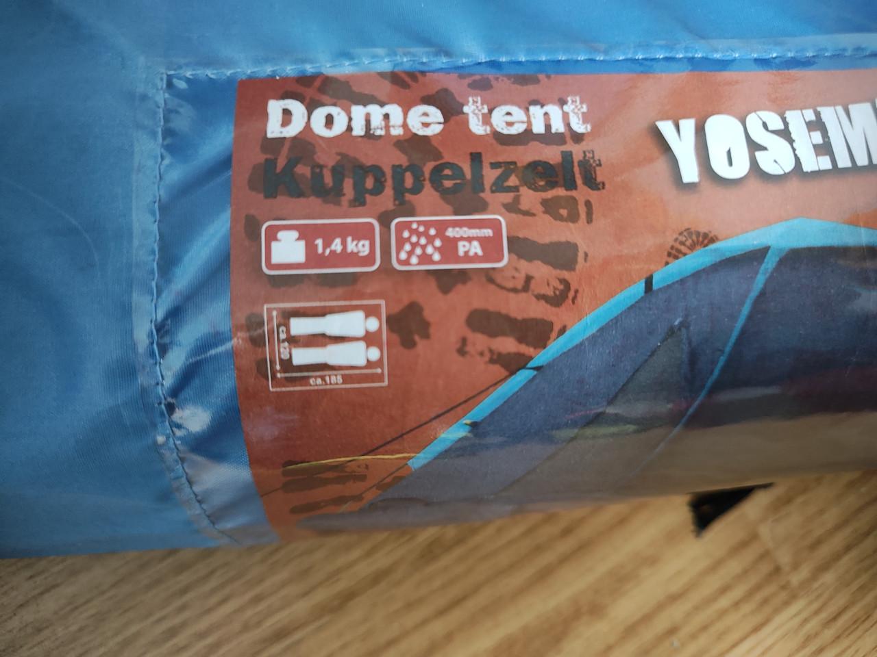 Gloednieuwe 2 persoons tent leuk als festivaltent