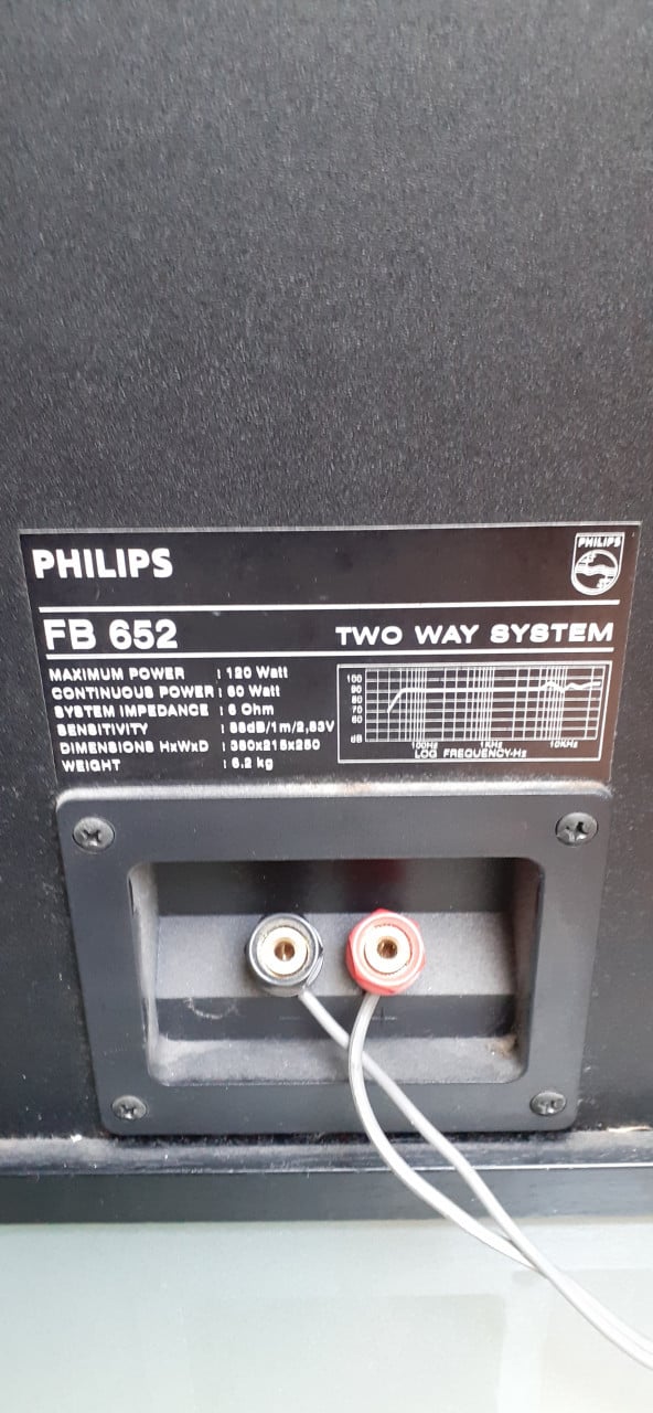 Stereo set technics compleet met boxen kabels en ab