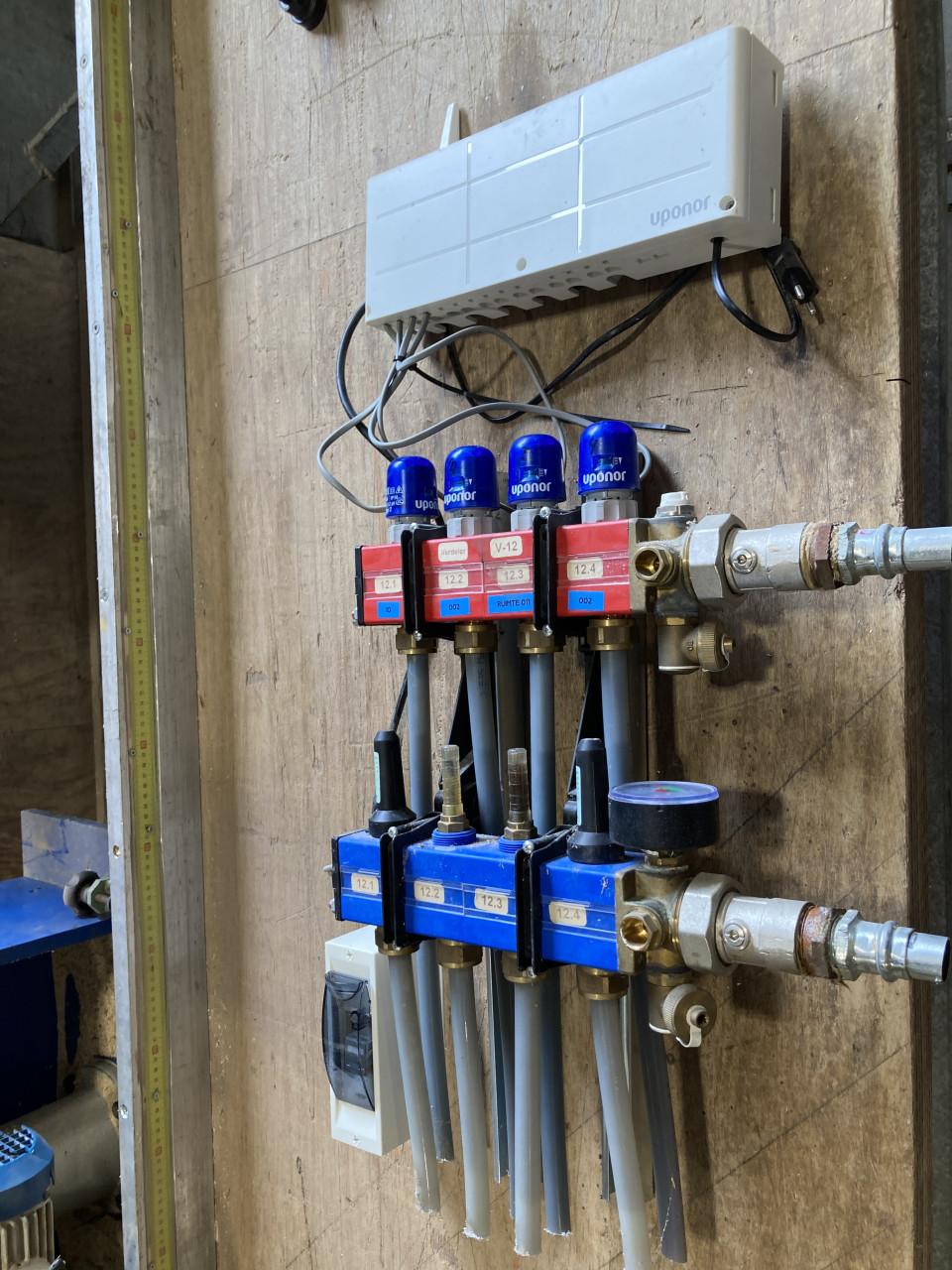 Vloerverwarming verdelers