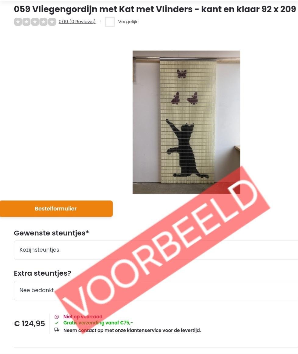 Vliegengordijn (KOOPJE)