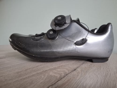 Wielrenschoenen zilver maat 44