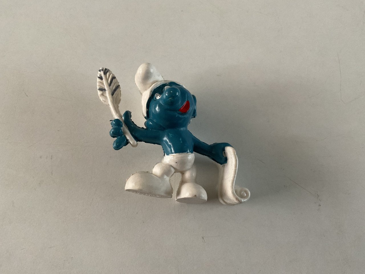 Heel veel verschillende Smurfen.  Schleich/Peyo.  Rubber.  +/- 5 cm hoog.