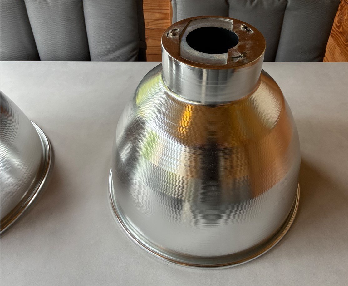 Industriele aluminium lampenkappen