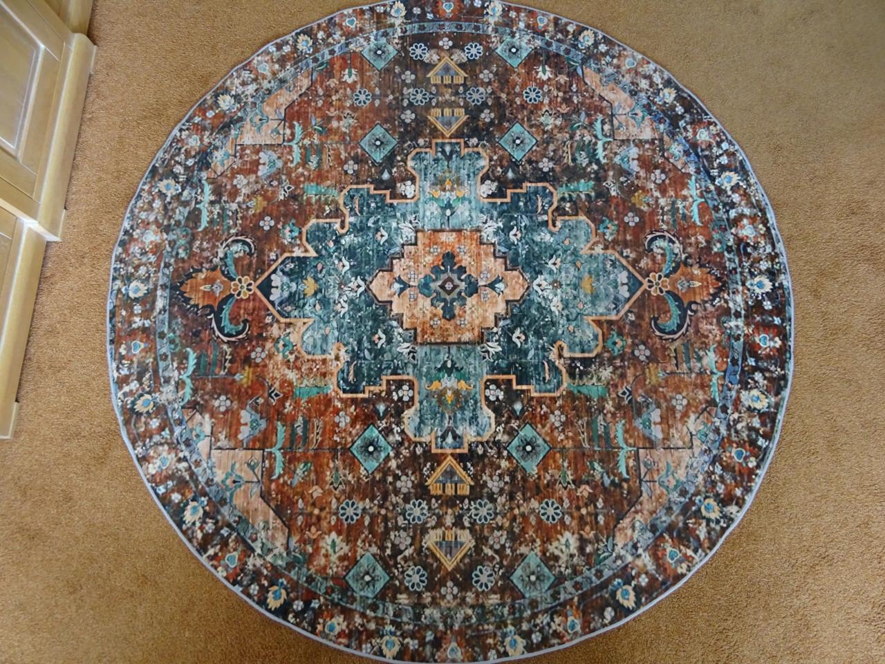 Mooi vloerkleed Doorsnede 2 meter