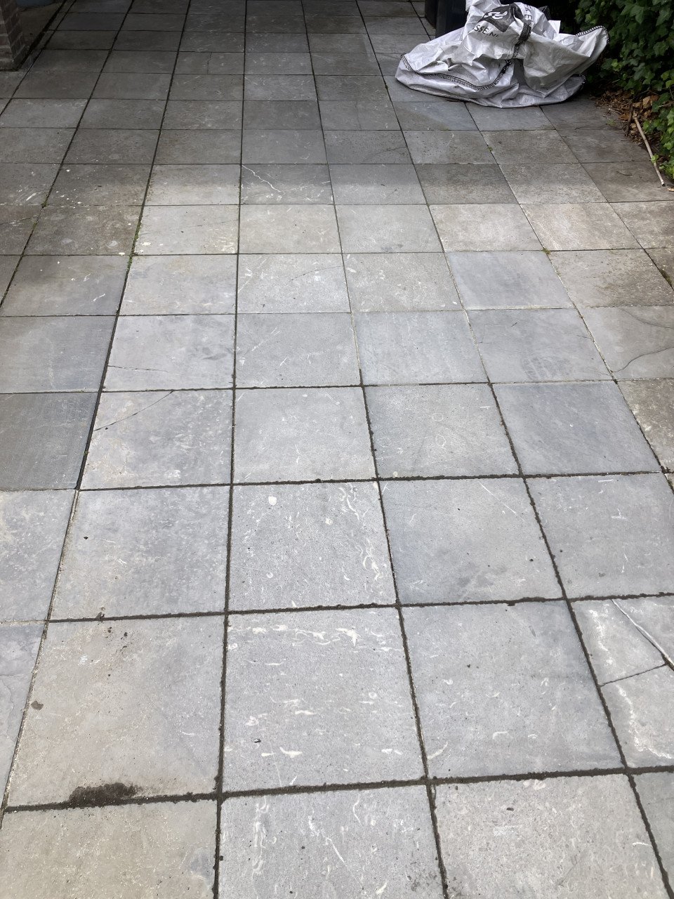 10 m2 natuursteen 40x40x2 GRATIS OPHALEN