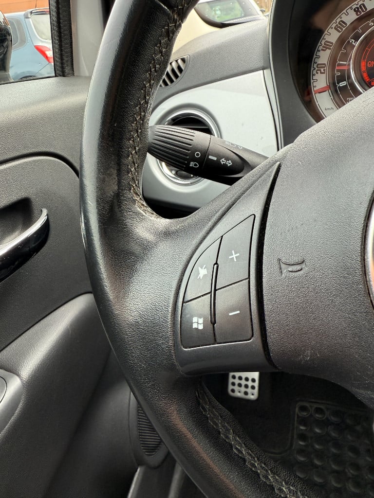 Fiat 500 1.2 - rosa - glazen dak