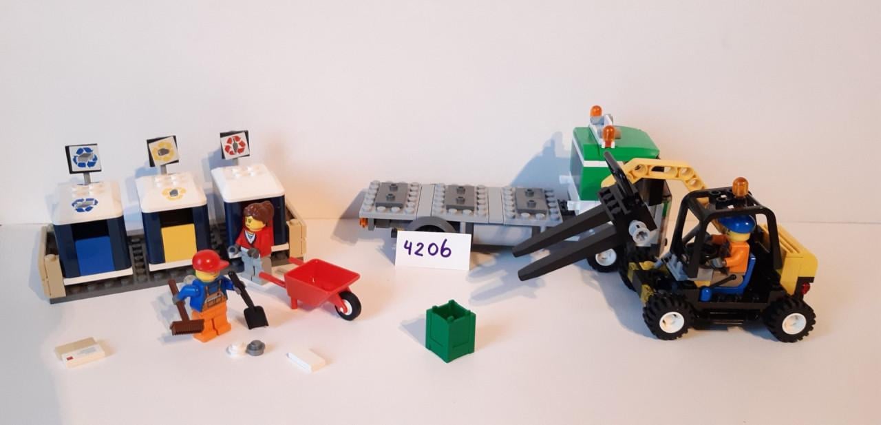 LEGO® City 4206:  Afvalverwerkingswagen + 3 minifiguren