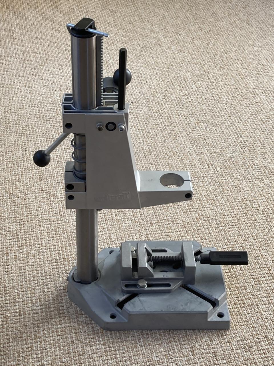 Wolfcraft boorstandaard met klem.