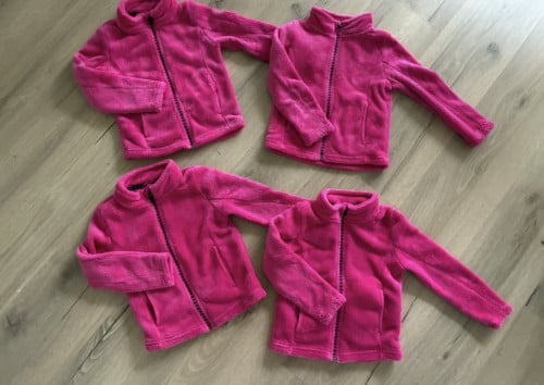 Fleece vest maat 98-104