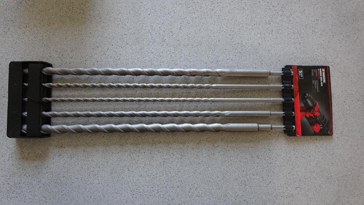 Klopboormachine boorset 3 / 5 stuks 600 mm /1000 mm (nieuw)