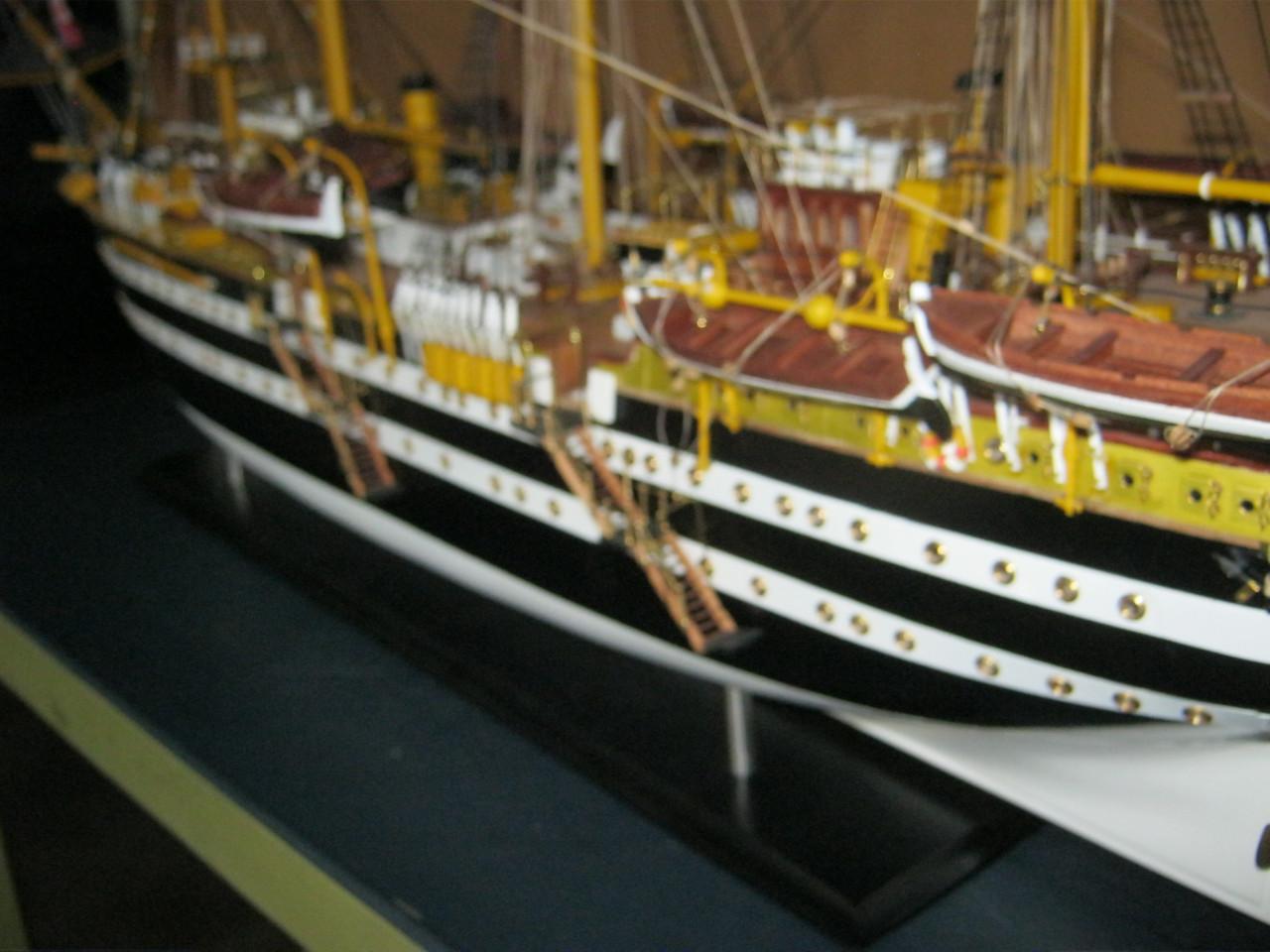 Scheepsmodel. AMERICO VESPUCCI.