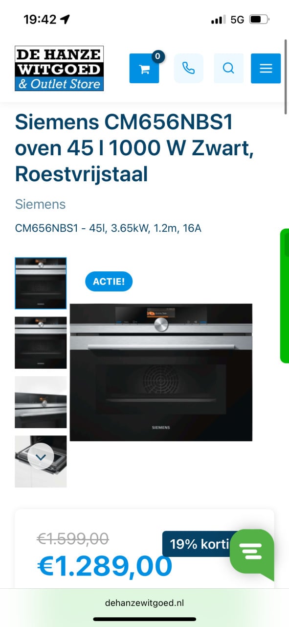 Siemens combimagnetron/oven in zeer goede staat!