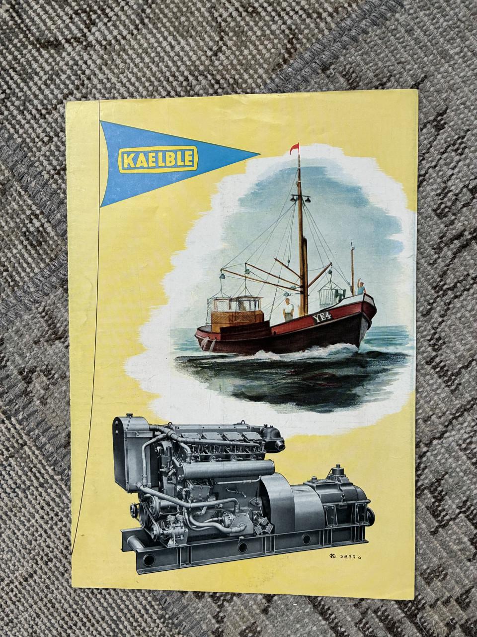 Yerseke 4YE4 Kaelble dieselmotor brochure