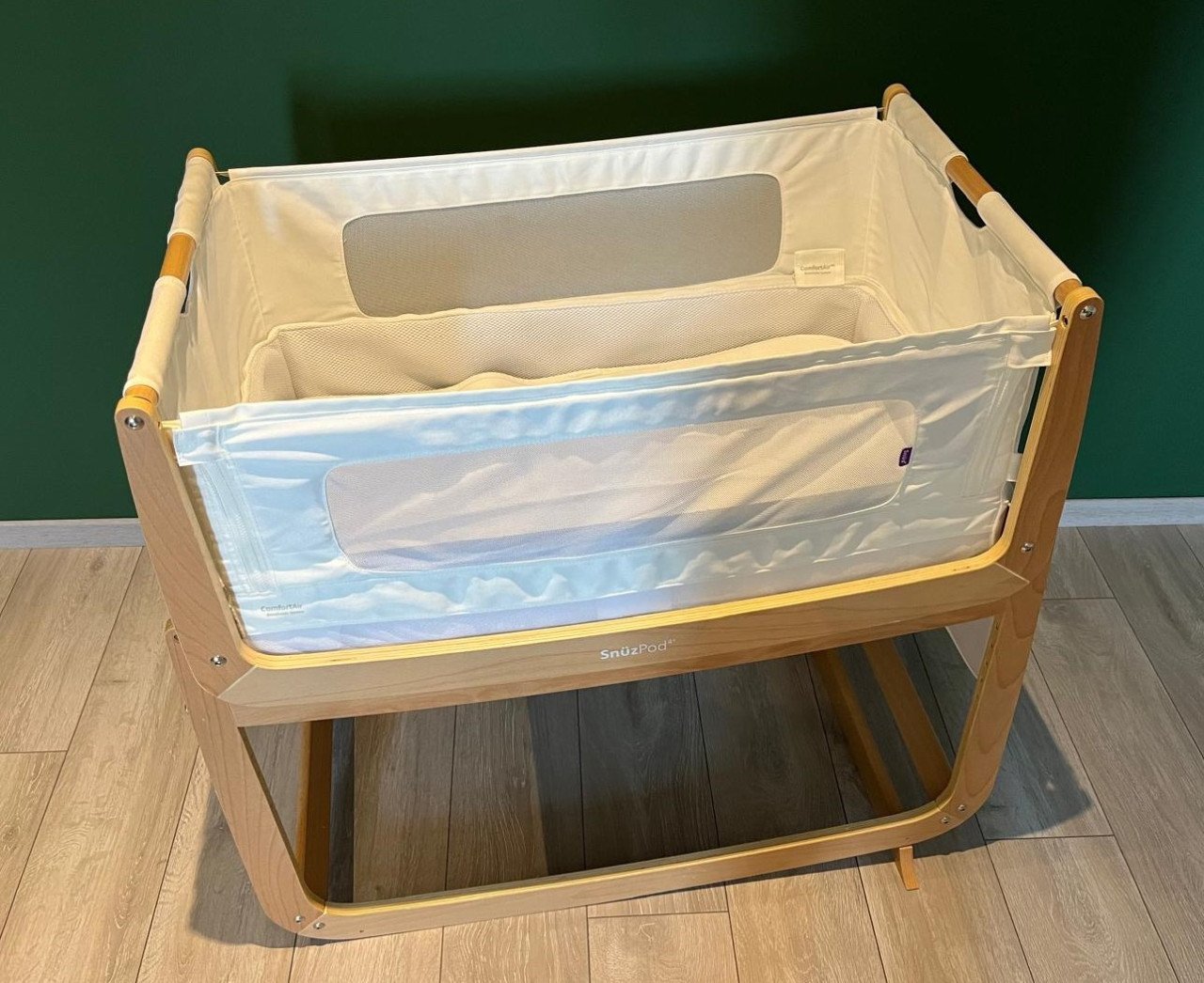Co-Sleeper Snuzpod - zeer nette staat - inclusief matras en hoes