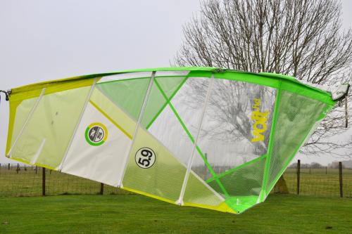 5.9m2 NorthSails VoltHD zeil (+ evt 430 RDM mast, verlenger)