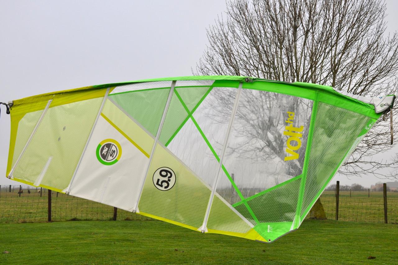 5.9m2 NorthSails VoltHD zeil (+ evt 430 RDM mast, verlenger)