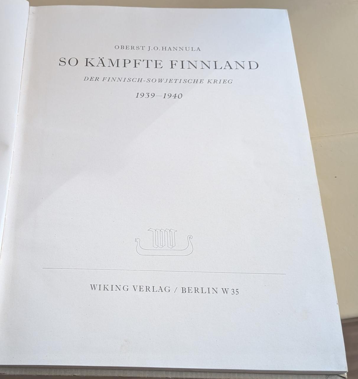 Boek So kämpfte Finnland
