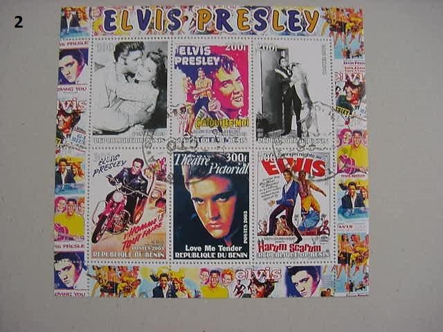 Elvis Presley Postzegelvelletjes