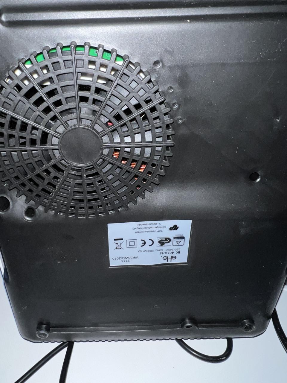 Nieuwe inductie Kookplaat vrijstaand 1pits 220v 2000w