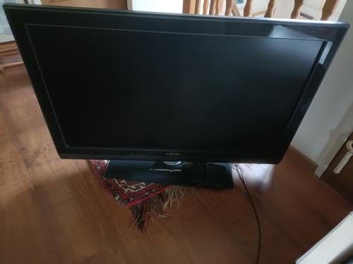 Philips tv met Humax kastje
