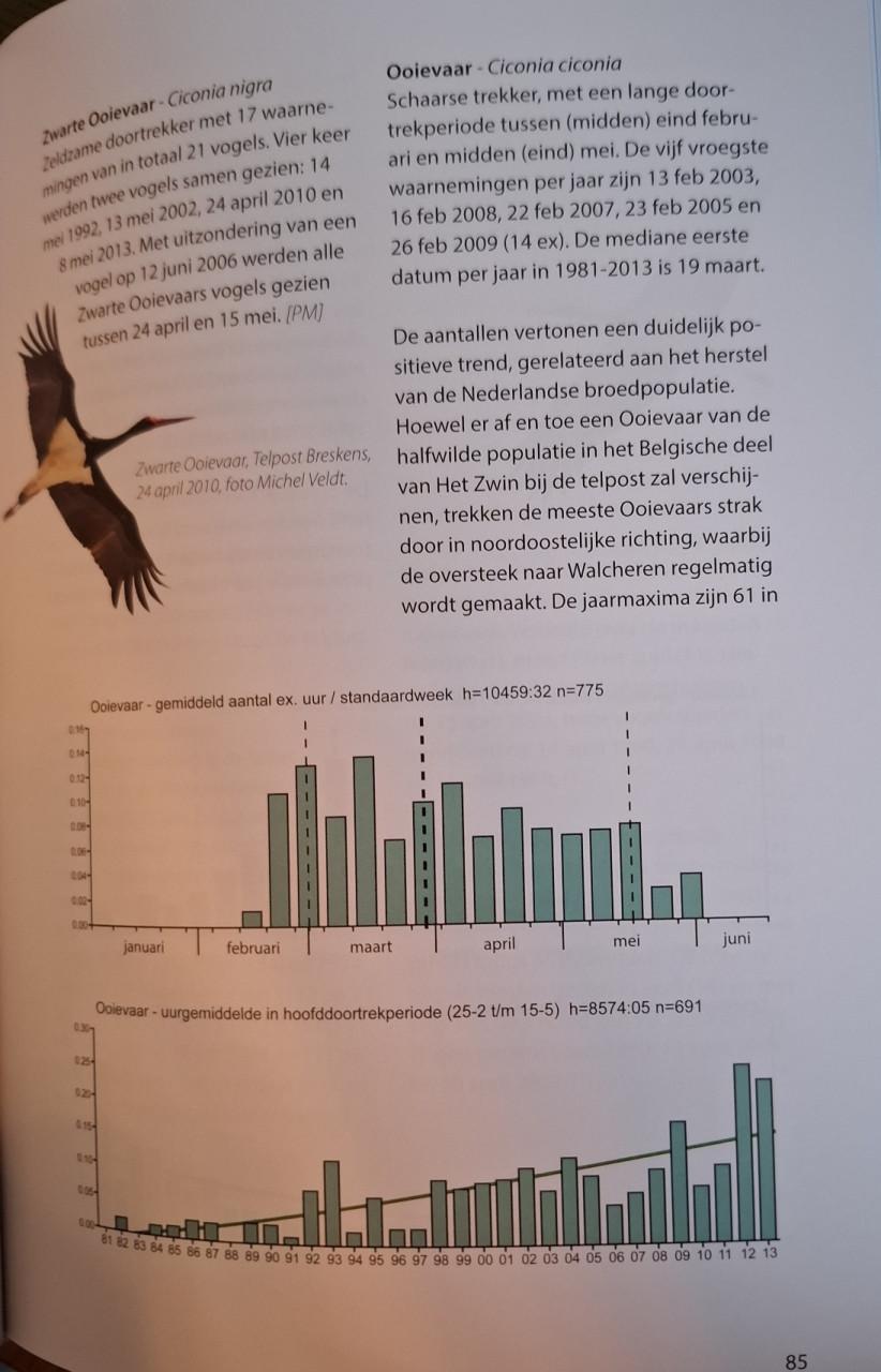 Tien miljoen vogels in 10,000 uren: voorjaarstrek bij Breskens 1981-2013