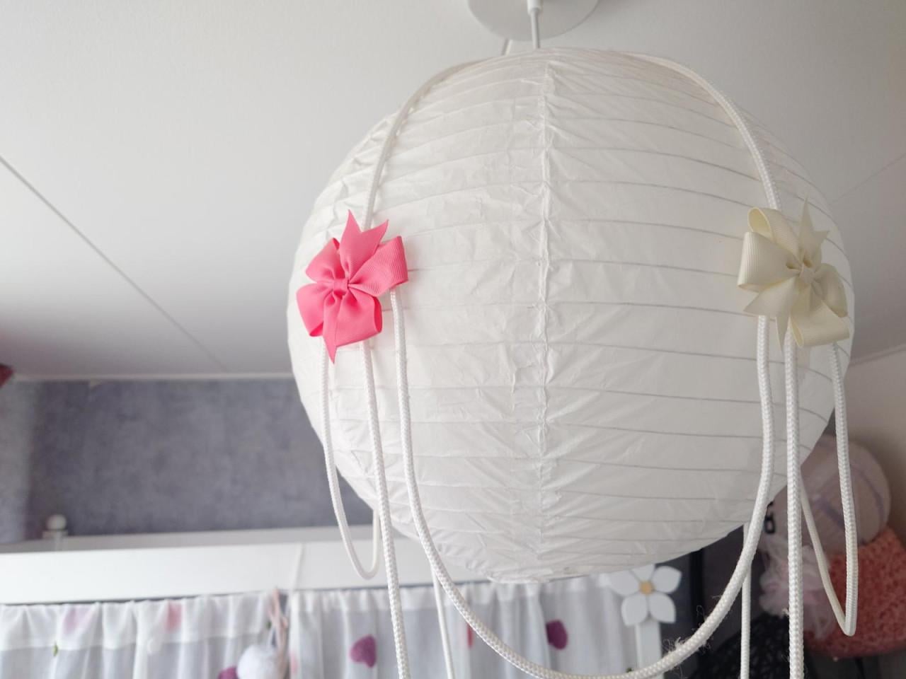 Hanglamp luchtballon meisjeskamer handgemaakt