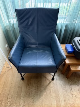 Fauteuil Montis Charly met zwart frame